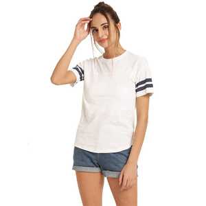 เสื้อยืดสตรีผ้าคอตตอนเนื้อนุ่มทรงหลวมพิมพ์ลายออกแบบได้ตามต้องการเสื้อผ้าแฟชั่นขนาดใหญ่พิเศษสำหรับใส่ลำลองในฤดูร้อน