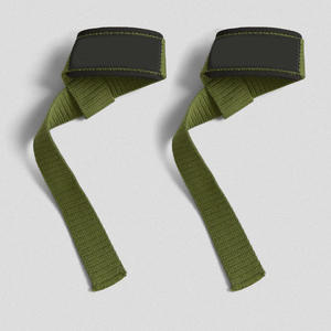 Wholesale Custom Logo Neoprene Elastic Fitness Wrist Cuff Sports & Training <b>Barbell</b> Straps with Hook Loop Tapes <b>Weight</b> Lifting - Product Image 4