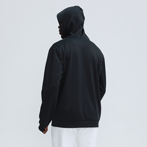 เสื้อมีฮู้ด & เสื้อสเวตเตอร์ลำลองสำหรับผู้ชาย, เสื้อฮู้ดโลโก้ตัวอักษรมีฮู้ดสำหรับผู้ชายทรงหลวมแนวสตรีท - Product Image 5