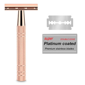 पुरुषों और महिलाओं की सुरक्षा के लिए रेजर पूरे धातु क्लासिक डबल एज रेजर और पुरुषों की सुरक्षा - Product Image 3