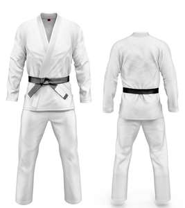 Kimono de jiu jitsu elegante y duradero hecho con tela transpirable para escuelas y academias de entrenamiento de artes marciales - Product Image 5
