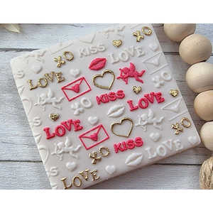 ตัวปั๊มนูนฟองดองสำหรับอุปกรณ์ตกแต่งเค้กดีไซเนอร์วาเลนไทน์ - Product Image 2