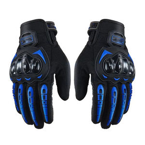 Gants de moto pour hommes de couleur unie Gants de moto de vêtements de sport pour hommes Gants de moto de haute qualité - Product Image 1