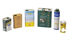 Lata Rectangular Vacía de Hojalata de Grado Alimenticio para Aceite de Oliva 500ml, Envase al por Mayor para Aceite Comestible - Product Image 2