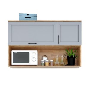 Gabinetes de Cocina Superiores Compactos de Diseño Moderno de 1.2m TBT68007 Hechos de Madera de Caucho, MDF y Paneles de Teca - Product Image 1