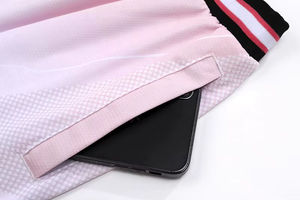 Respirant personnalisé Sublimation impression hommes fermeture éclair poches latérales basket-ball maille court Double couche maille Shorts - Product Image 4