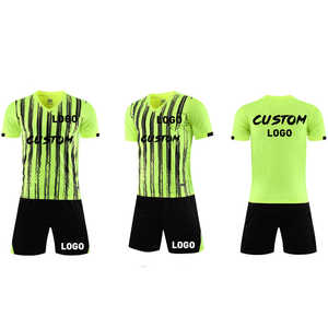 Maillots de football personnalisés OEM pour hommes adultes, 100 % polyester, anti-UV, séchage rapide, respirants, pour entraînement d'équipe et sport - Product Image 6
