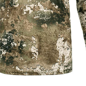 เสื้อยืดแขนยาวลายพรางสำหรับผู้ชายเสื้อล่าสัตว์ผ้า100% โพลีเอสเตอร์แห้งเร็วสำหรับกลางแจ้ง - Product Image 6