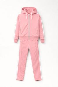 Ensemble survêtement à capuche pour homme personnalisé, de haute qualité, 100% coton polaire, deux pièces, sweat-shirt uni, style décontracté pour l'hiver - Product Image 2