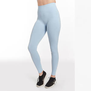 Vente directe d'usine ensemble de yoga pour femmes de haute qualité 2 pièces taille élastique conception respirante écologique Logo avant quantité minimale de commande bas - Product Image 5