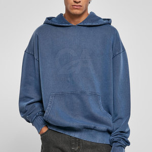 Sudaderas con capucha de lavado ácido para hombre de moda de calidad superior Sudaderas con capucha de lavado ácido de ropa de moda de talla grande - Product Image 3