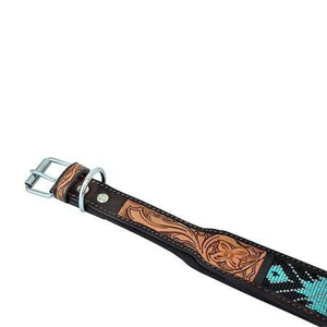 Collier pour chien en cuir de qualité supérieure, finition cloutée, design simple et luxueux, pour chiens de petite et grande taille, durable, respirant, écologique - Product Image 5