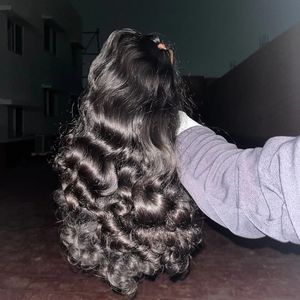 Extensions de cheveux humains Remy de temple indien vierge 100% non transformés d'origine indienne Bouncy Wavy vendues par le fournisseur - Product Image 4