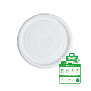 Paquete de 1000 Unidades de Tapa Plana PET de Plastico Perfecta para Bebidas Frias y Calientes de 90 Tazas Envio desde Mexico