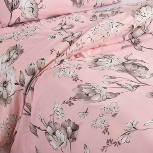 Chất Lượng Cao Hiện Đại 300TC Hoa In Duvet Cover Set 2 Gối Bao Gồm Mềm Chải Sợi Nhỏ Thân Thiện Với Môi Biểu Tượng Tùy Chỉnh Cho - Product Image 2
