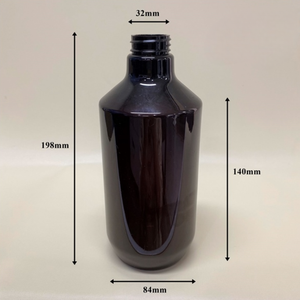 Bouteilles vides en PET marron avec épaule biseautée Bouteille de 800ml - 33mm - 60g pour nettoyant pour le visage et bouteille d'emballage cosmétique liquide - Product Image 2