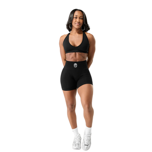 Shorts Deportivos de Cintura Alta sin Costuras para Mujer, Shorts de Compresión Elásticos para Entrenamiento, a Prueba de Sentadillas, Transpirables, Ropa Deportiva - Product Image 4