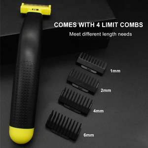 Afeitadora Eléctrica Recargable USB para Hombre, Uso en Seco/Húmedo, Rotatoria Corporal y Facial, con Peine Limitador, IPX7, para Barba y Cuidado Corporal - Product Image 4