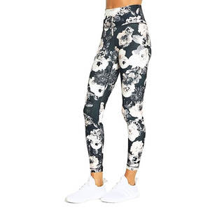 Leggings Deportivos de Cintura Media con Estampado Personalizado, Elásticos, Transpirables, de Secado Rápido, Spandex/Nylon, para Mujer, Diseño Digital - Product Image 2