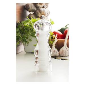 Molinillo de Sal Transparente Bisetti MILANO 8420S de 17.5cm, Producto de Calidad Premium - Product Image 1