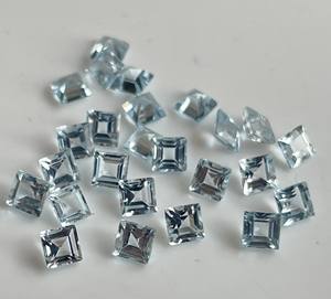 ท้องฟ้าสีฟ้าบุษราคัมสแควร์3มมตัดเหลี่ยมเพชรพลอย-หลวมท้องฟ้าสีฟ้าบุษราคัมสแควร์ตัด - Product Image 6