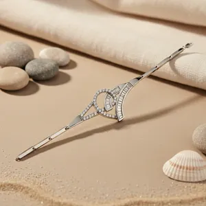 Elegante Pulsera de Plata 925 con Circonitas para Mujer - Uso Diario y Regalo - Product Image 1