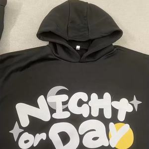 Venta caliente Impresión Hombres Sudaderas con capucha Diseño personalizado Blanco y Negro 3D Puff Imprimir Mejor calidad Sudadera con capucha unisex - Product Image 4