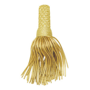 Customized Supply Uniform Gold Bullion <b>Tassels</b> Bullion <b>Tassel</b> French Metallic Gold <b>Tassel</b> - Product Image 1