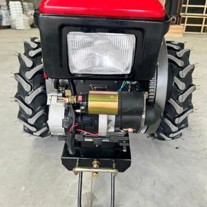 Mini tracteur agricole monocylindre haute efficacité avec moteur de 70 CV, démarrage manuel, 4 roues motrices, boîte de vitesses et pompe - Vente en gros - Product Image 2