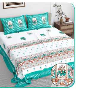 Ensemble de draps en coton de qualité élégante imprimé floral solide Style classique confortable et idéal pour offrir 3 pièces - Product Image 2