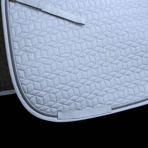 Couverture de cheval d'approvisionnement d'usine du Pakistan Tapis de selle de cheval Conception personnalisée Tapis de selle équestre à l'intérieur du tissu polaire - Product Image 3