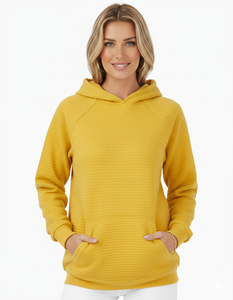 Sudadera con capucha de fabricación al por mayor para mujer Material de algodón 100% transpirable logotipo personalizado estampado sólido Sudadera con capucha - Product Image 6