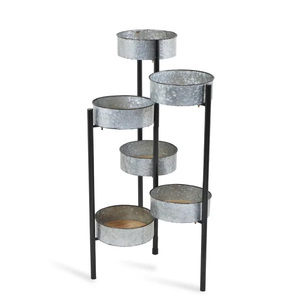 Jardinière triple en métal à étiquetage privé, avec couleurs et dimensions personnalisables pour l'extérieur et l'intérieur, à prix de gros - Product Image 6