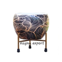 Pot Tanaman Logam Besi Mewah dengan Desain Floral dan Lapisan PE untuk Dekorasi Rumah & Taman