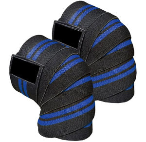 Bandages de genou en coton réglables pour le soutien des articulations, respirants, légers, épais, sangles de soutien pour la musculation et la musculation - Product Image 1