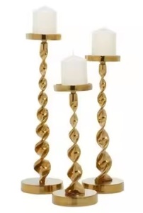 Brass Antique Embossed Design Taper <b>Candle</b> <b>Holder</b> Hand Crafted for Home & Christmas Decor <b>Floor</b> <b>Candle</b> <b>Holder</b> - Product Image 6