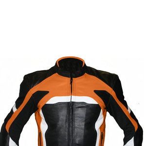 Blousons de moto d'hiver personnalisés à prix abordable pour fabricants professionnels, en cuir et toile, design écologique, logo frontal - Product Image 4