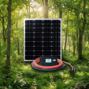 Kit Solar Policristalino Go Power GP-ECO-80 de 80W con Controlador Digital de 10A - Product Image 3