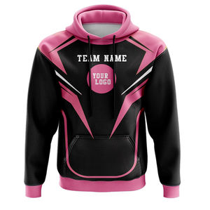 Sweat-shirts d'hiver personnalisés avec logo d'équipe, sublimation, broderie 3D, polaire imperméable et écologique, couleurs et tailles personnalisées - Product Image 2