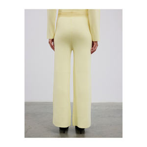 กางเกงขายาวผ้าผสมขนสัตว์ เอวสูง ทรงกางเกงป้องกันขนร่วง - Product Image 6