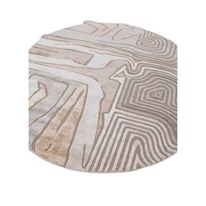 Tapis rectangulaire en laine et viscose tufté à la main Come Ivory, abstrait, 4 m, pour salon, chambre à coucher, couloir, épaisseur 10 mm - TNQ-1124 - Product Image 2