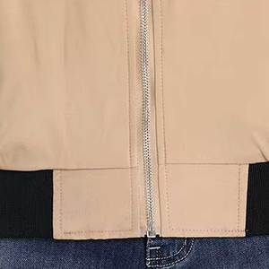 High Quality Customizable Men's Winter Bomber Jacket Stand Collar <b>Wind</b> <b>Breaker</b> Casual Canvas Outwear with OEM - Product Image 6