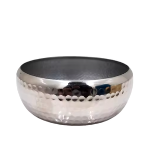 Best Quality Stylish Designer Hammered Bowls Fruit Salad Metal Bowl Modern Finishing Dinner Tableware High on Demand Arrival - Product Image 2