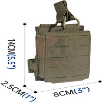 Pochette tactique la plus vendue pour équipement sportif, personnalisation OEM, design multifonctionnel, logo personnalisé, vente en gros directe usine