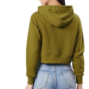 Sudaderas Cortas Antiarrugas para Mujer, Ropa Casual de Primera Calidad, Últimos Diseños, Sudaderas Cortas en Oferta con Logotipo/Color Personalizado - Product Image 2