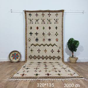 Alfombras de Lana Hechas a Mano Marroquíes, Auténticas Alfombras Bereberes, Lana Natural, Artesanía Artesanal, Tamaño y Colores Personalizables, Alta Calidad - Product Image 1