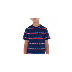 T-Shirt Levi's con Logo e Strisce per Bambino, 100% Cotone Jersey, Blu, Taglia 4 - per Bambini Piccoli - Product Image 2