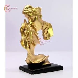 Centro de Mesa Grande Esculturas de metal Mesa pequeña Forma de cara de metal Mesa Arte de metal decorativo Hecho por la colección de calidad - Product Image 2