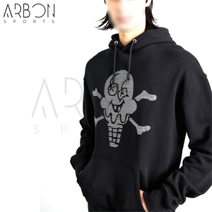 เสื้อฮู้ดผู้ชายสไตล์สวมหัวพร้อมฮู้ดดีไซน์ใหม่ล่าสุดวัสดุสัมผัสนุ่ม - Product Image 5