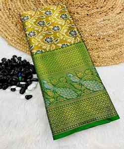 Captivant Dernières Bridal Wear Georgette Sari avec Tussle Detailing et Pearl Work pour la mariée Elegance lehenga - Product Image 2